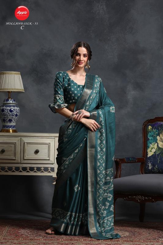 Apple Holland 51 catalog indian silk sarees online india