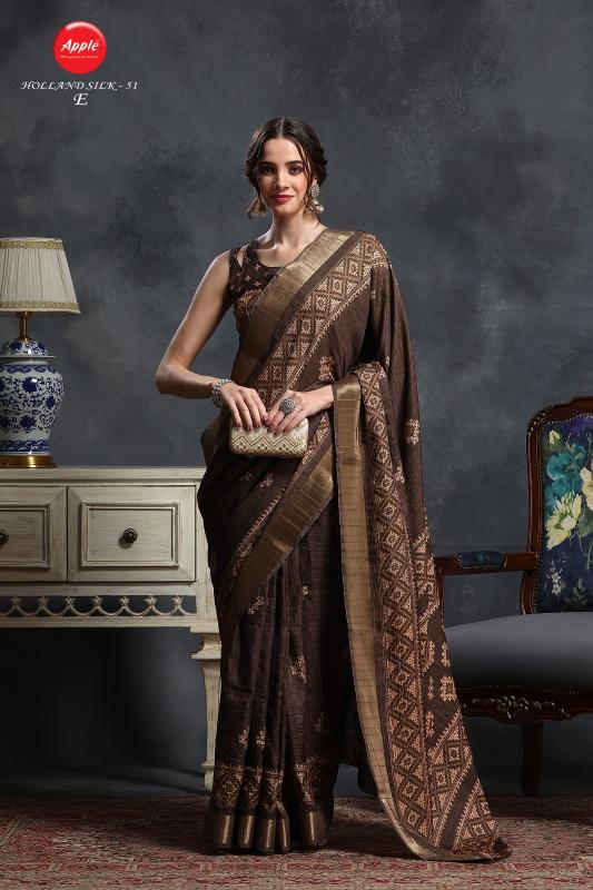 Apple Holland 51 catalog indian silk sarees online india