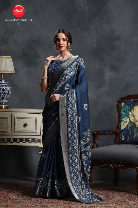 Apple Holland 51 catalog indian silk sarees online india