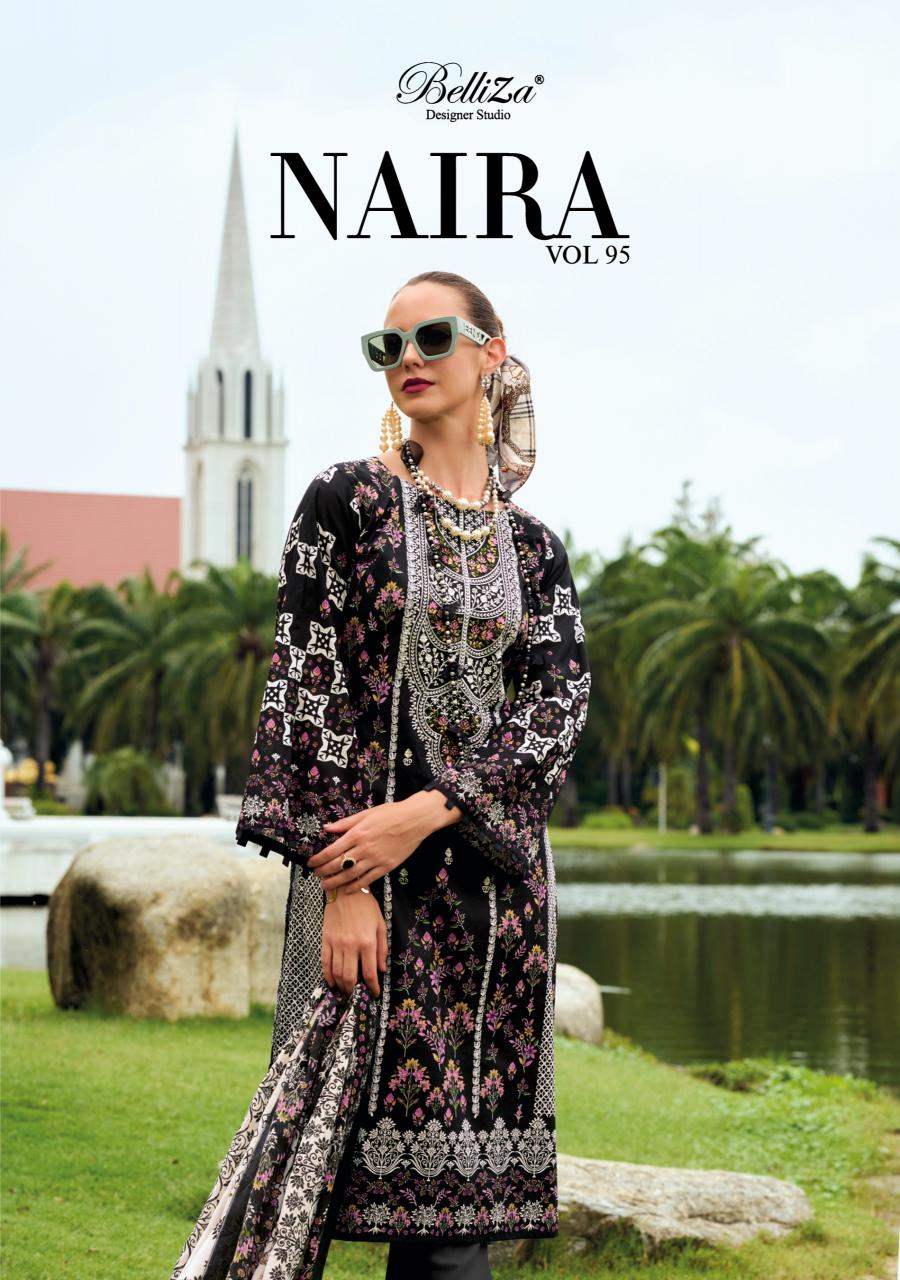 Belliza Naira Vol 95 Catalog ladies dress materials wholesale bazaar