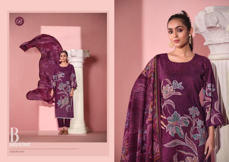 Belliza Safeena catalog soft cotton dress materials wholesale