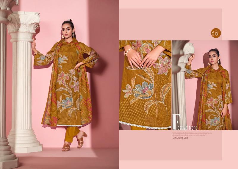 Belliza Safeena catalog soft cotton dress materials wholesale