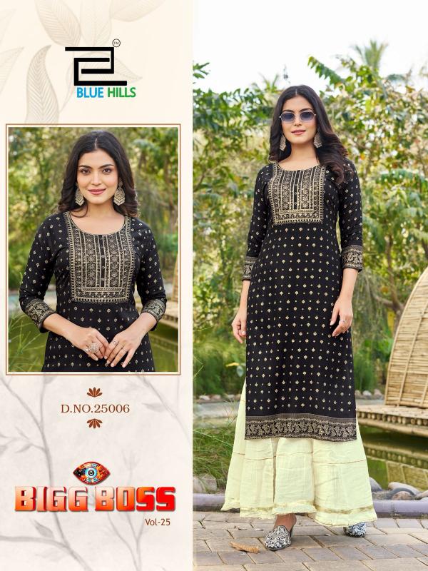 Blue Hills  Bigg Boss Vol 25 Catalog plazo kurti description india indiamart