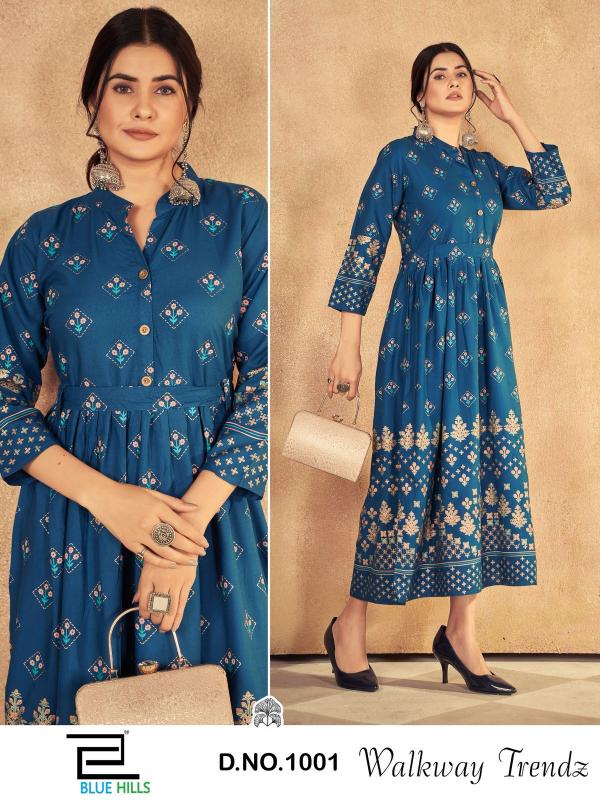 Blue Hills Walkway Trendz catalog designer anarkali kurtis online india 