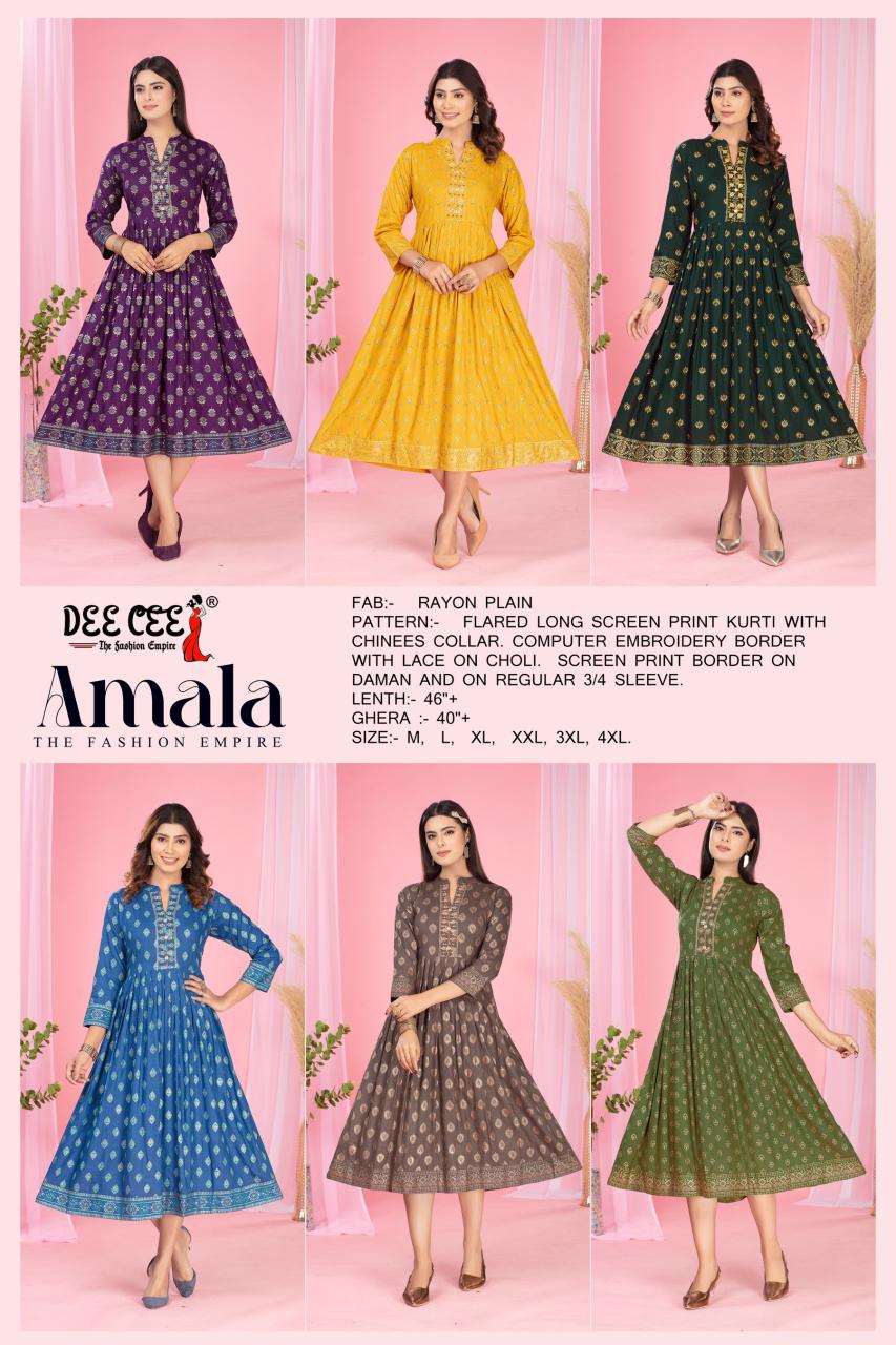 Deecee Amala catalog akkriti kurtis india