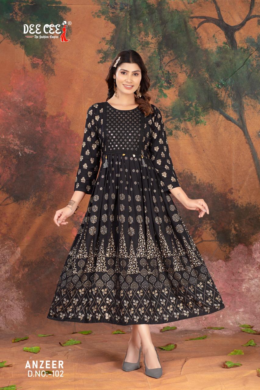 Deecee Anzeer catalog akriti kurtis online india