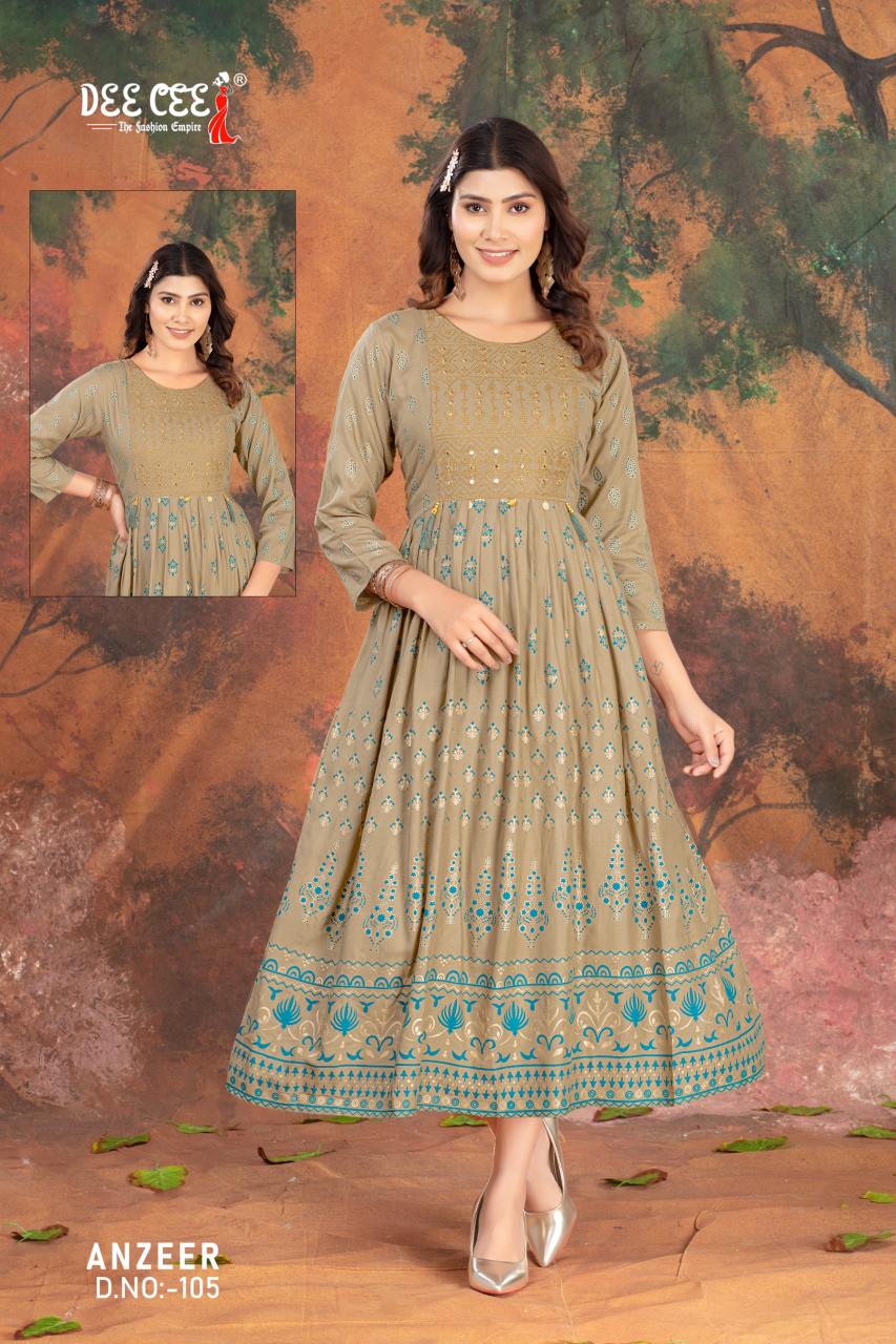 Deecee Anzeer catalog akriti kurtis online india