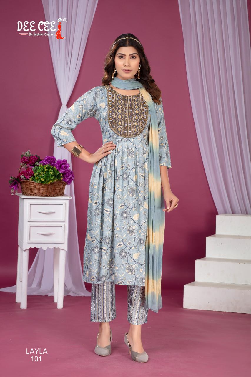 Deecee Layla catalog meena bazaar kurti sale india