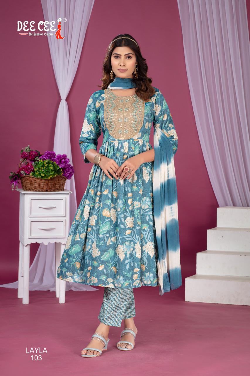 Deecee Layla catalog meena bazaar kurti sale india