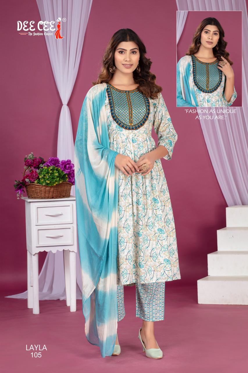 Deecee Layla catalog meena bazaar kurti sale india