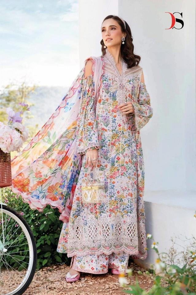 Deepsy M Print Spring Summer 25 catalog Cotton Dupatta buy pakistani suits