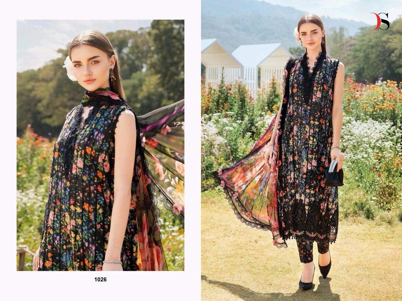 Deepsy M Print Spring Summer 25 catalog Cotton Dupatta buy pakistani suits