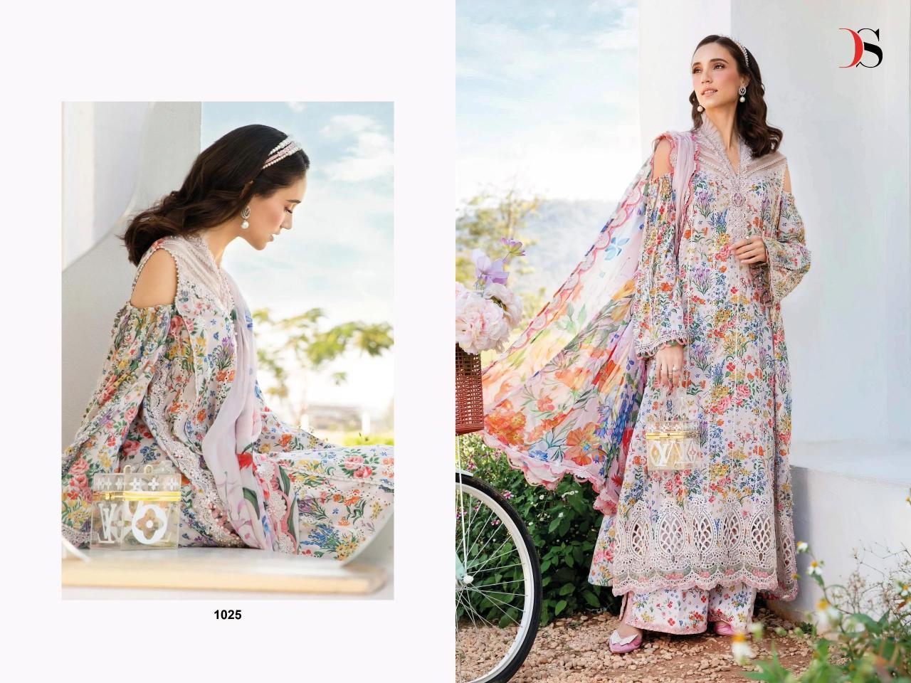 Deepsy M Print Spring Summer 25 catalog Cotton Dupatta pakistani maryam suits