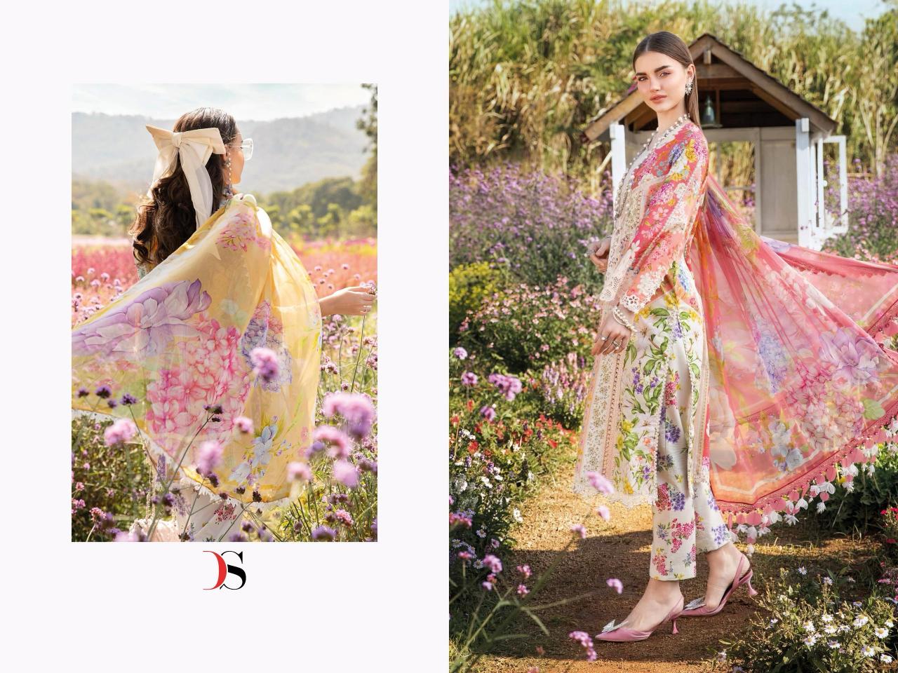 Deepsy M Print Spring Summer 25 catalog Cotton Dupatta pakistani maryam suits