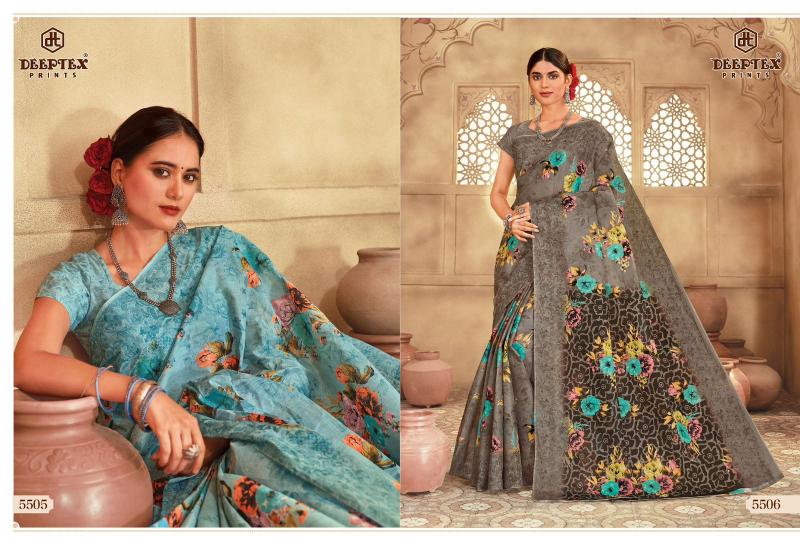 Deeptex Mother India Vol-55 – Cotton Sarees  - Wholesale Catalog