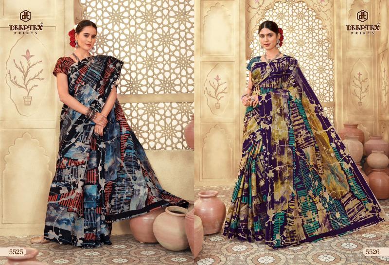 Deeptex Mother India Vol-55 – Cotton Sarees  - Wholesale Catalog