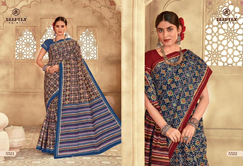 Deeptex Mother India Vol-55 – Cotton Sarees  - Wholesale Catalog