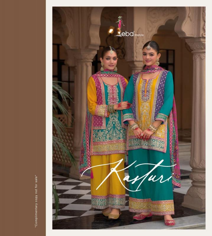 Eba Kasturi catalog stitched pakistani suits