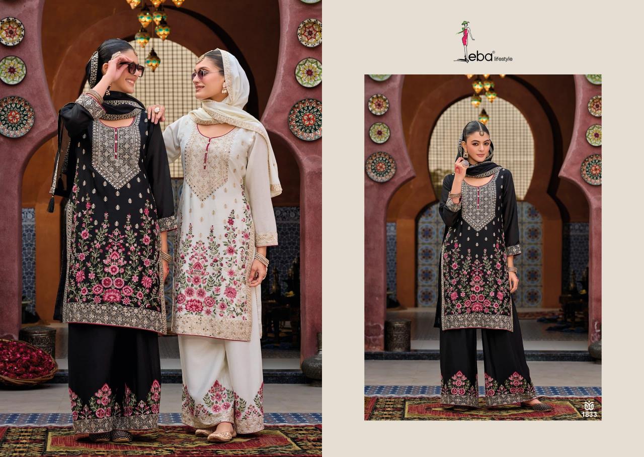 Eba Kaya Catalog Chinon Embroidered pakistani wedding suits online india