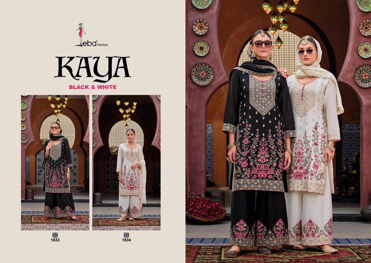 Eba Kaya Catalog Chinon Embroidered pakistani wedding suits online india