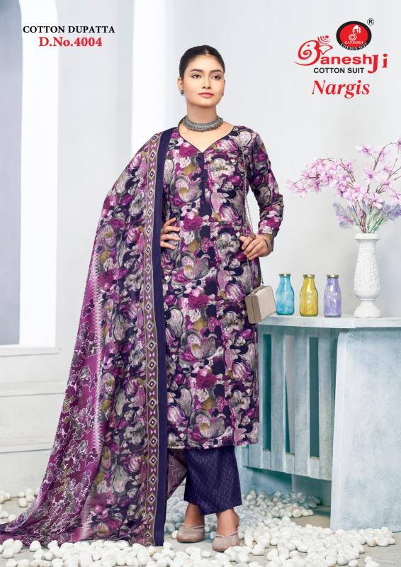 Ganeshji Nargis Vol-04 – Dress Material - Wholesale Catalog