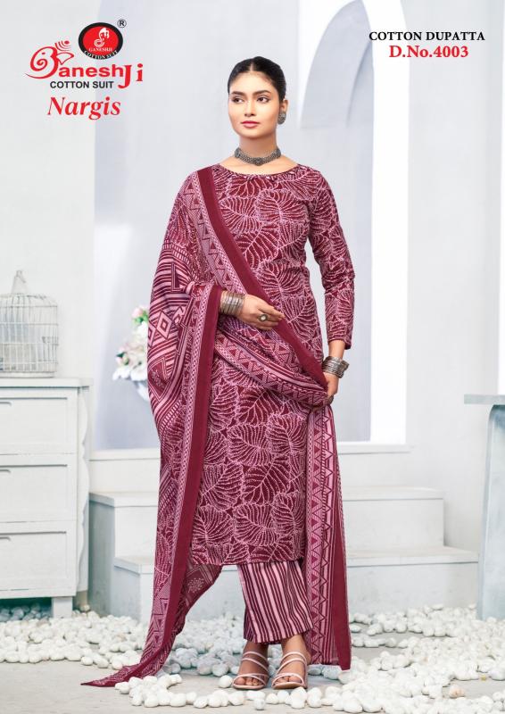 Ganeshji Nargis Vol-04 – Dress Material - Wholesale Catalog