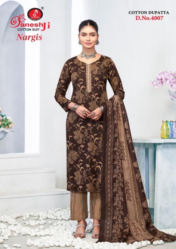 Ganeshji Nargis Vol-04 – Dress Material - Wholesale Catalog