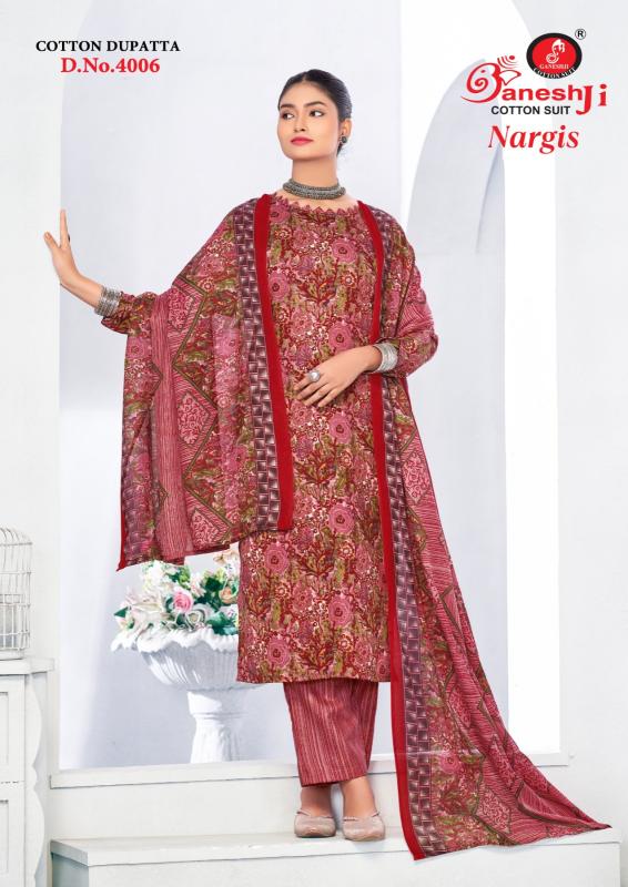 Ganeshji Nargis Vol-04 – Dress Material - Wholesale Catalog