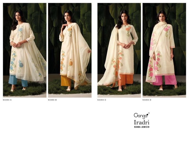 Ganga Iradri 3464 catalog daily wear salwar kameez wholesale