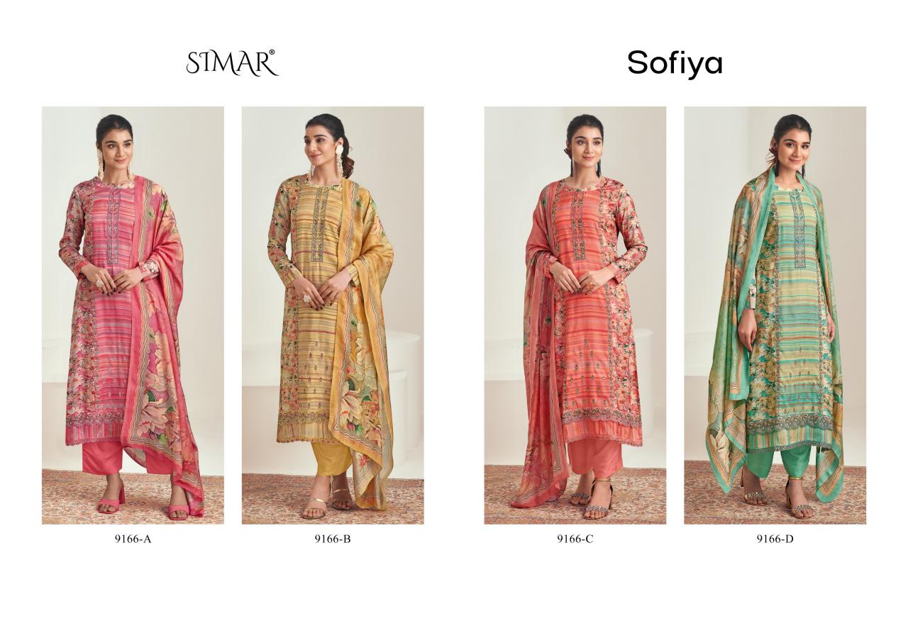 Glossy Simar Sofiya Catalog surat salwar suits wholesale