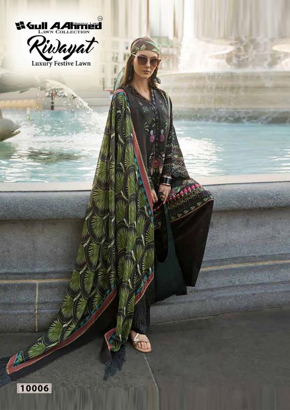 Gull AAhmed Riwayat Vol-10 - Karachi Dress Material  - Wholesale Catalog