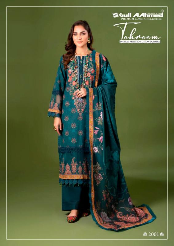 Gull AAhmed Tehreem Vol-02 - Karachi Dress Material  - Wholesale Catalog