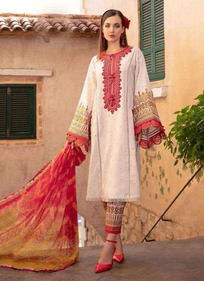 Hazzel Eid Collection Blockbuster vol 1 catalog Cotton Duppatta buy pakistani party wear suits online