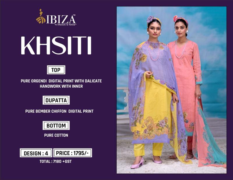 Ibiza Khsiti Catalog mdl salwar kameez wholesale