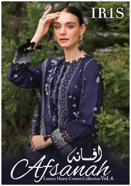 Iris Afsanah Vol-06 - Karachi Dress Material  - Wholesale Catalog