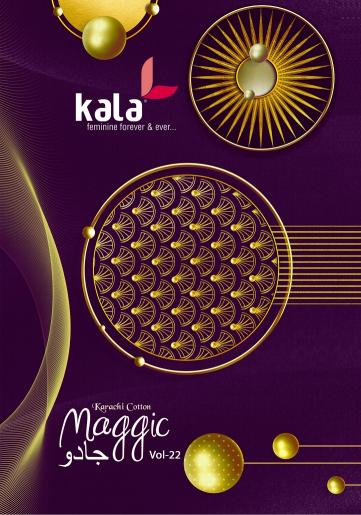 Kala Maggic Vol-22 - Karachi Dress Material  - Wholesale Catalog