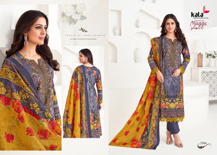 Kala Maggic Vol-22 - Karachi Dress Material  - Wholesale Catalog