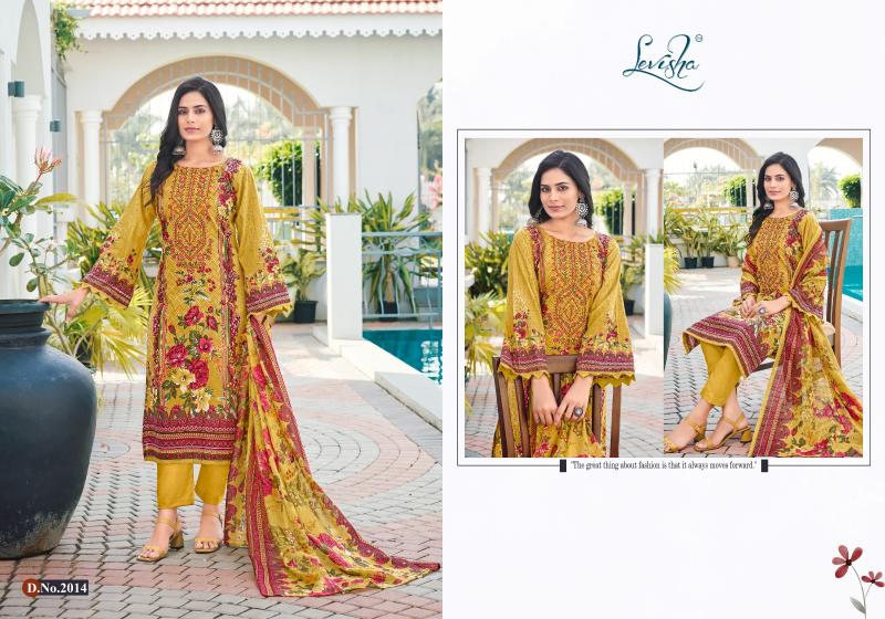 Levisha Naira Nx Vol 14 catalog wholesale dress material suppliers calcutta