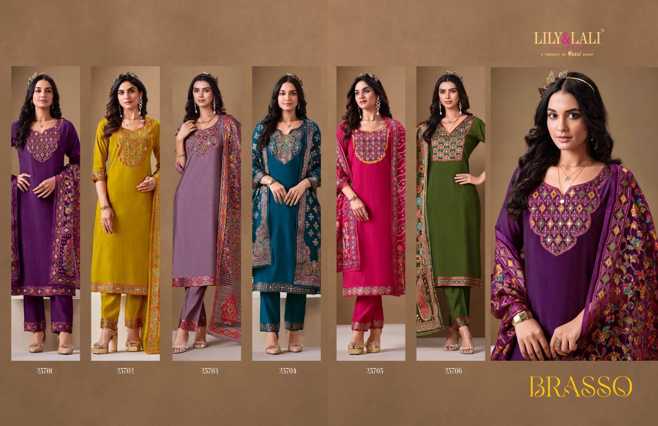 Lily & Lali Brasso Catalog stylish kurtis online india