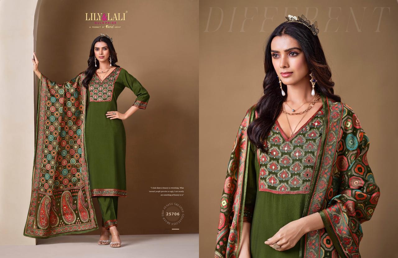 Lily & Lali Brasso Catalog stylish kurtis online india