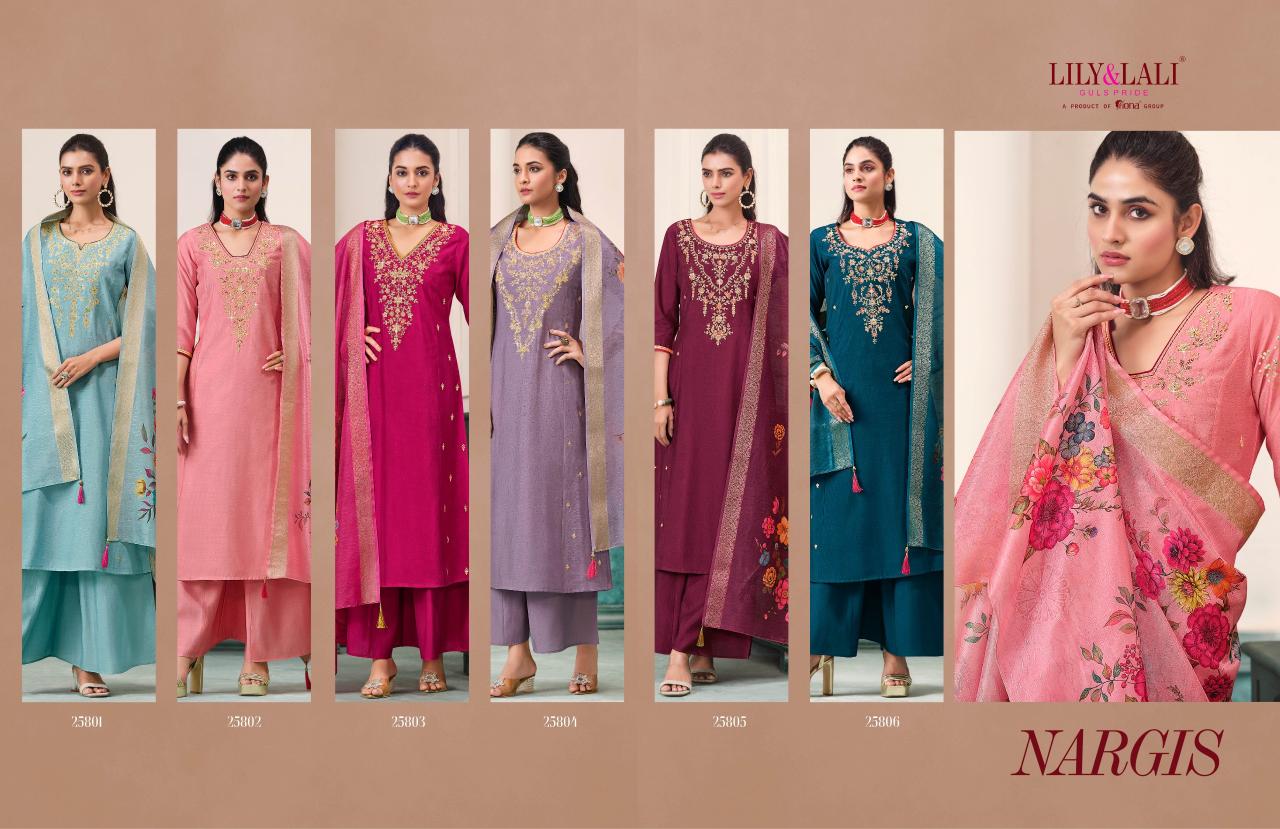 Lily & Lali Nargis Catalog top 10 kurtis manufacturers in india