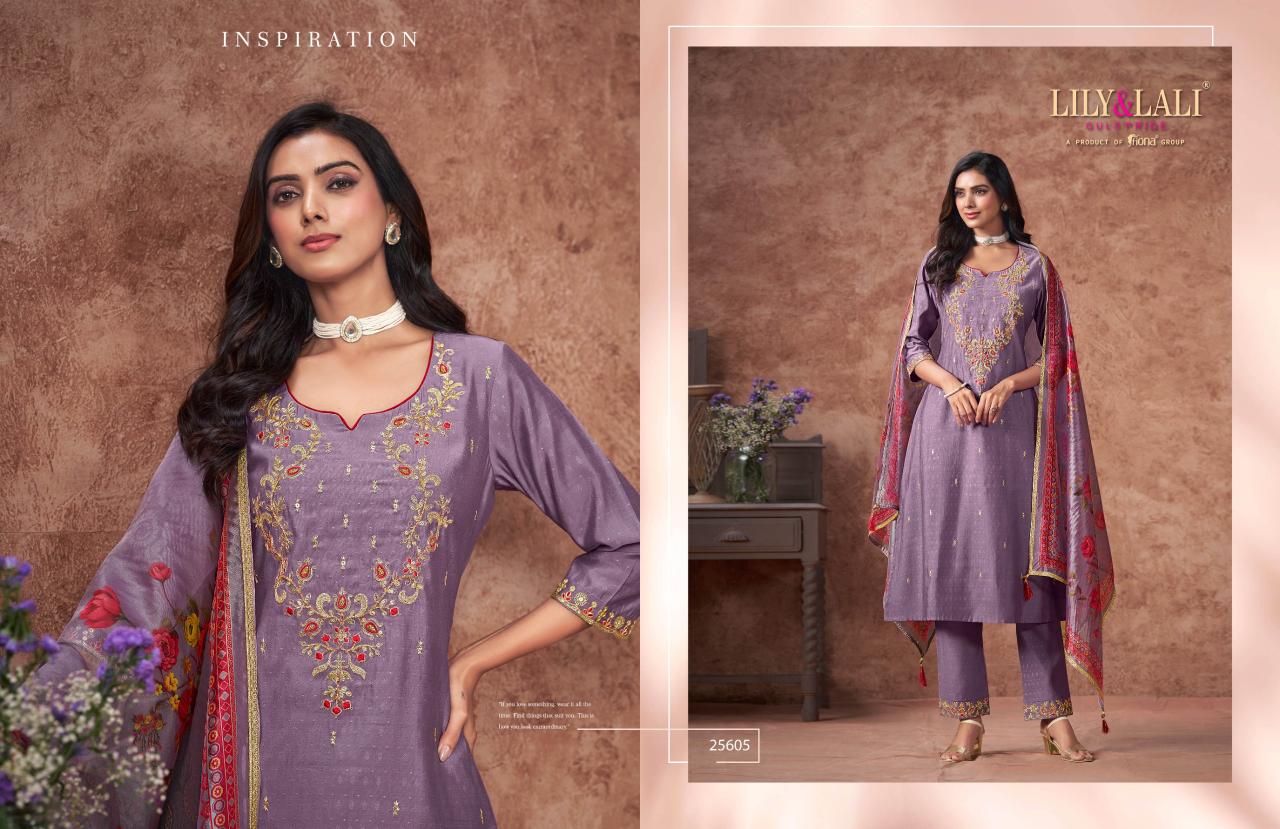 Lily & Lali Rashmika catalog designer kurti manufacturer in india