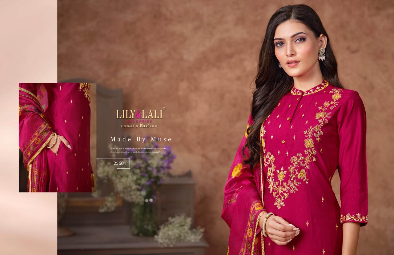 Lily & Lali Rashmika catalog designer kurti manufacturer in india