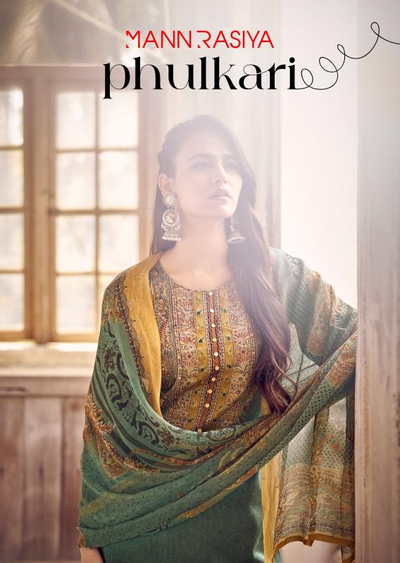 Mannrasiya Phulkari Catalog wholesale ladies dress material in ludhiana