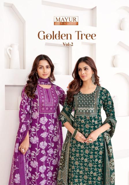 Mayur Golden Tree Vol-2 – Kurti Pant With Dupatta - Wholesale Catalog