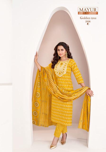 Mayur Golden Tree Vol-2 – Kurti Pant With Dupatta - Wholesale Catalog