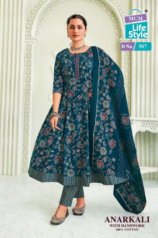 MCM Anarkali Vol-5 – Anarkali Style Kurti With Pant Dupatta - Wholesale Catalog