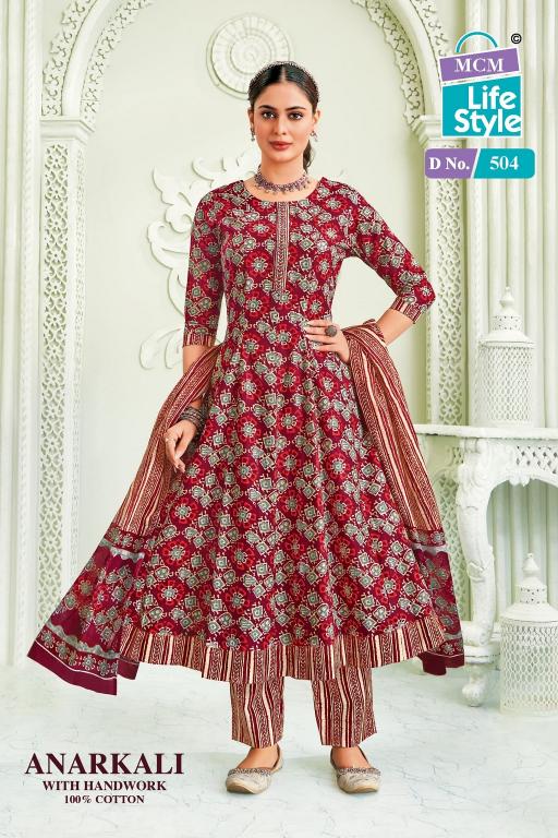 MCM Anarkali Vol-5 – Anarkali Style Kurti With Pant Dupatta - Wholesale Catalog