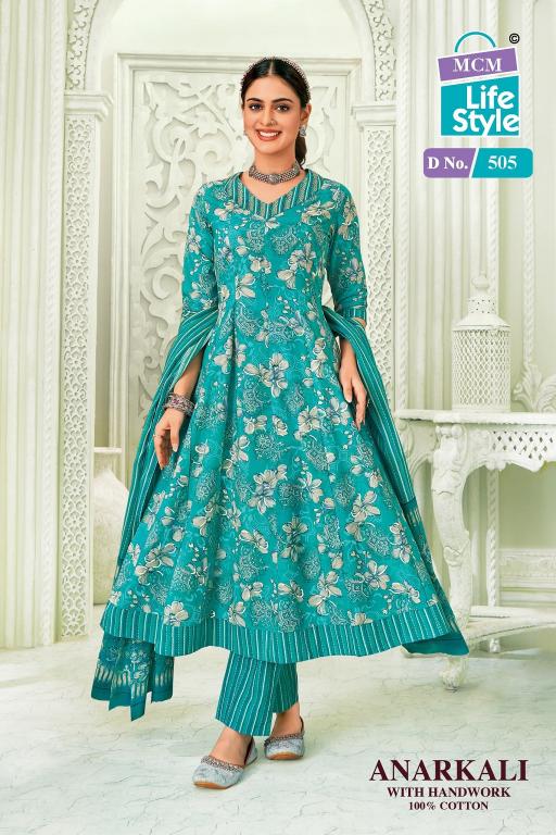 MCM Anarkali Vol-5 – Anarkali Style Kurti With Pant Dupatta - Wholesale Catalog