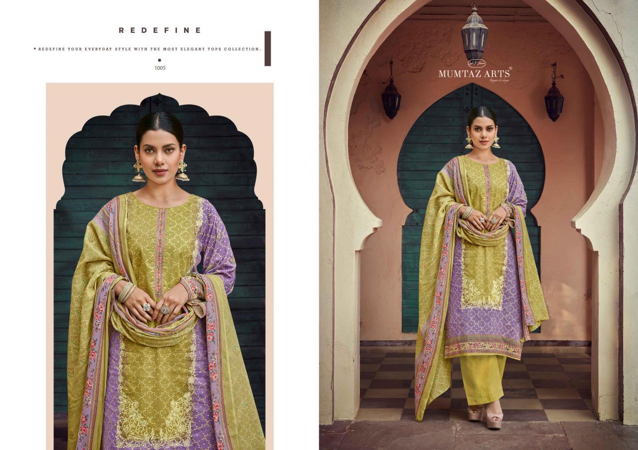 Mumtaz Arts Summer Soul Catalog ladies dress material wholesalers in delhi